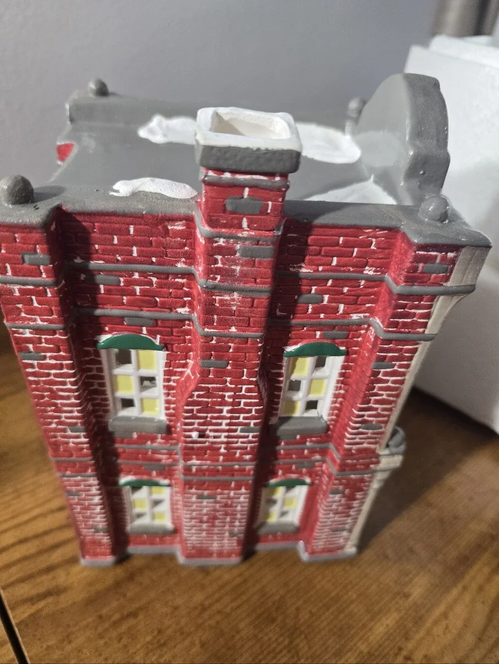 Department 56 Snow Village-COBBLESTONE ANTIQUE SHOP - In Styrofoam
